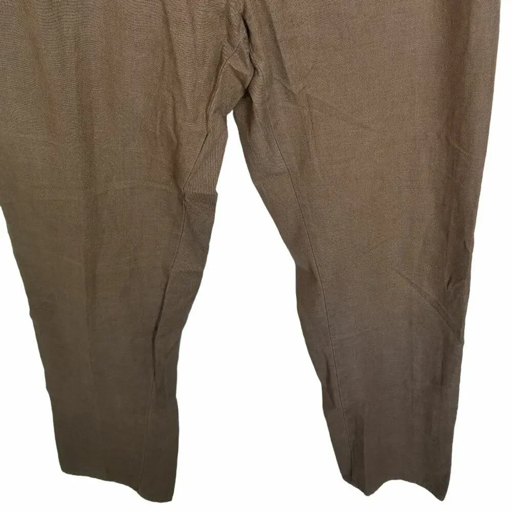 Peter Millar Mens Chinos Khaki Pants Size 35 Straight Leg Preppy Cotton Casual